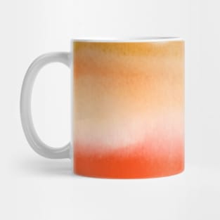 Orange Blended Stripes Mug